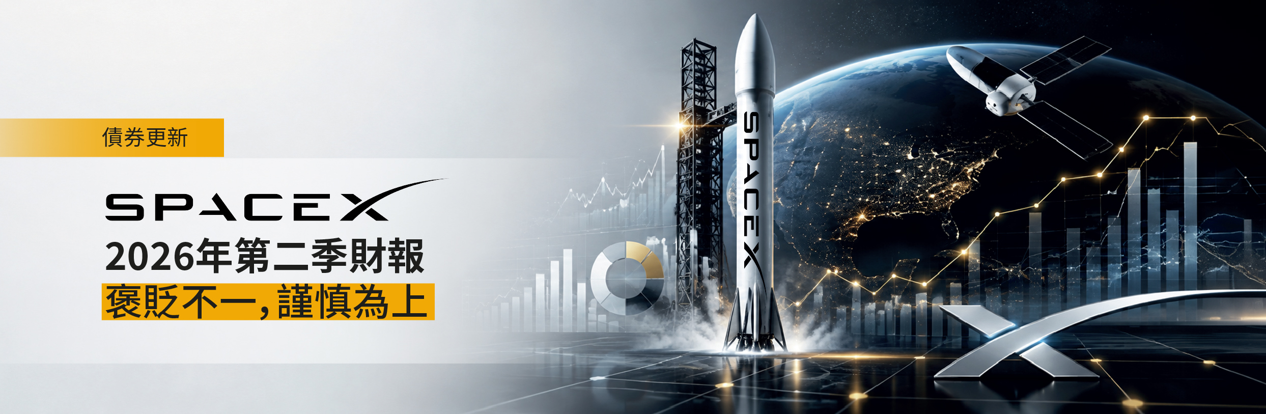 債券更新：SpaceX 2026年第二季財報—褒貶不一，谨慎為上